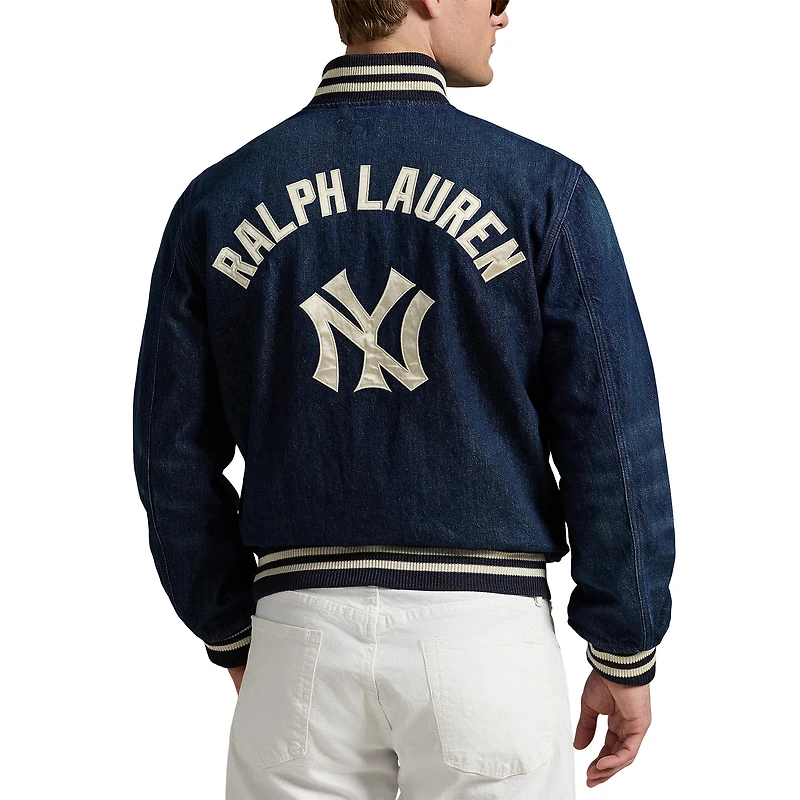 Polo Ralph Lauren  Navy Yankees Denim Jacket