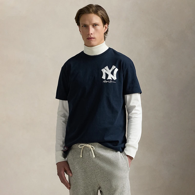 Polo Ralph Lauren Navy Yankees  Jersey T-Shirt
