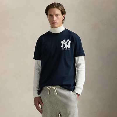 Polo Ralph Lauren Navy Yankees  Jersey T-Shirt