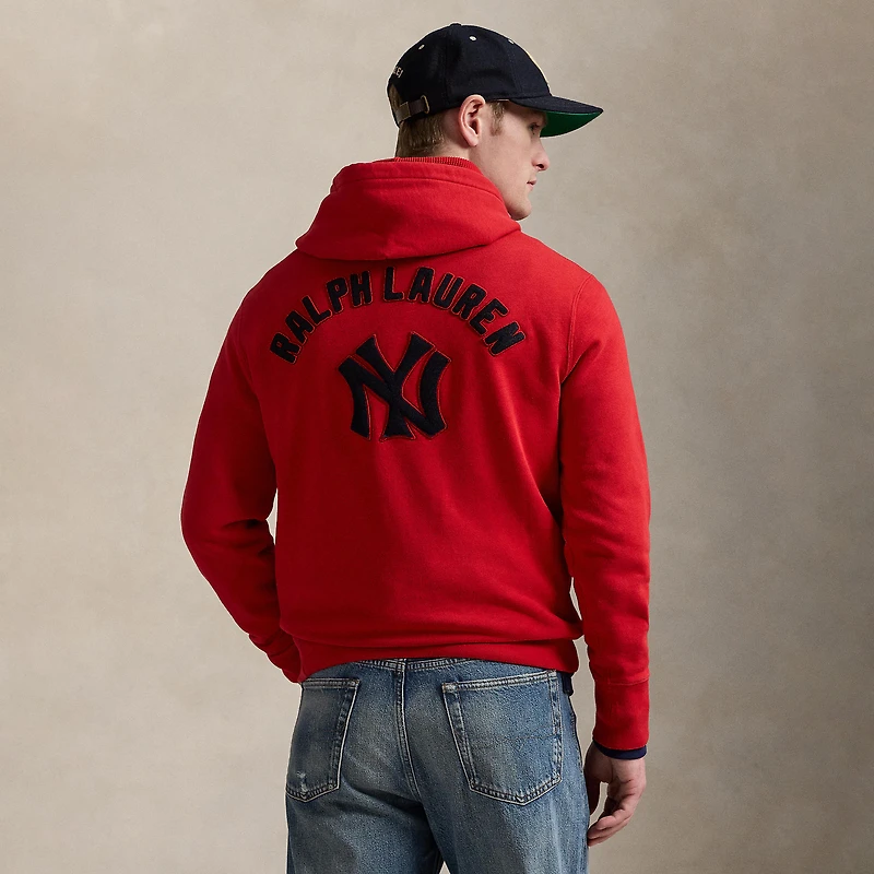 Polo Ralph Lauren Red Yankees  Fleece Hoodie