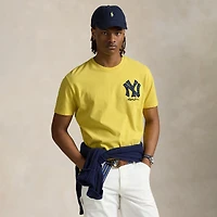 T-shirt jaune Polo Ralph Lauren en jersey des Yankees