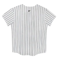Maillot de match à domicile Nike blanc des Yankees New York pour enfants d'âge préscolaire