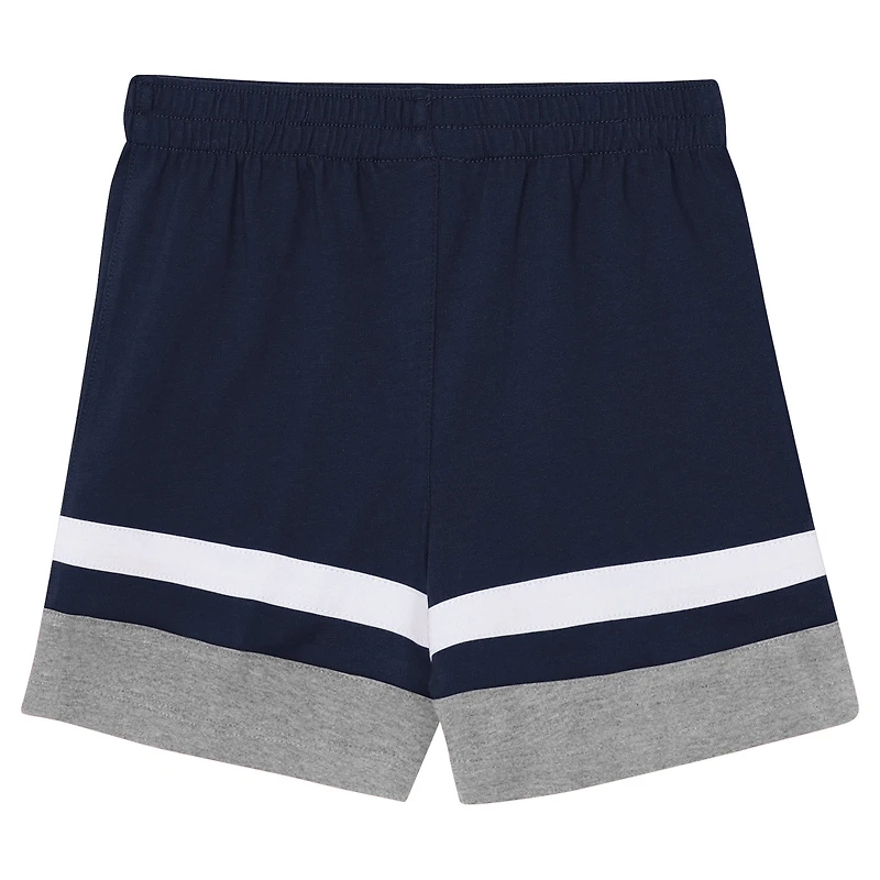 Ensemble T-shirt et short New York Yankees bleu marine pour enfants d'âge préscolaire Outerstuff