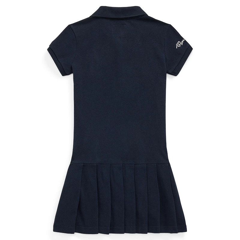 Preschool Polo Ralph Lauren Navy Yankees Dress