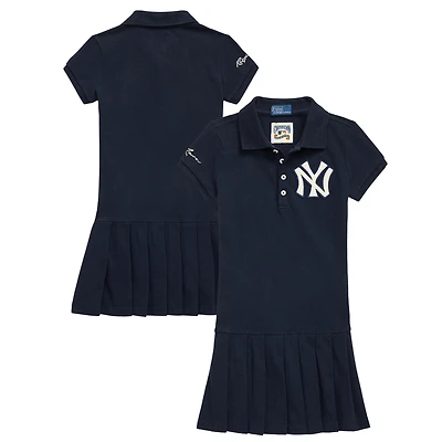 Preschool Polo Ralph Lauren Navy Yankees Dress