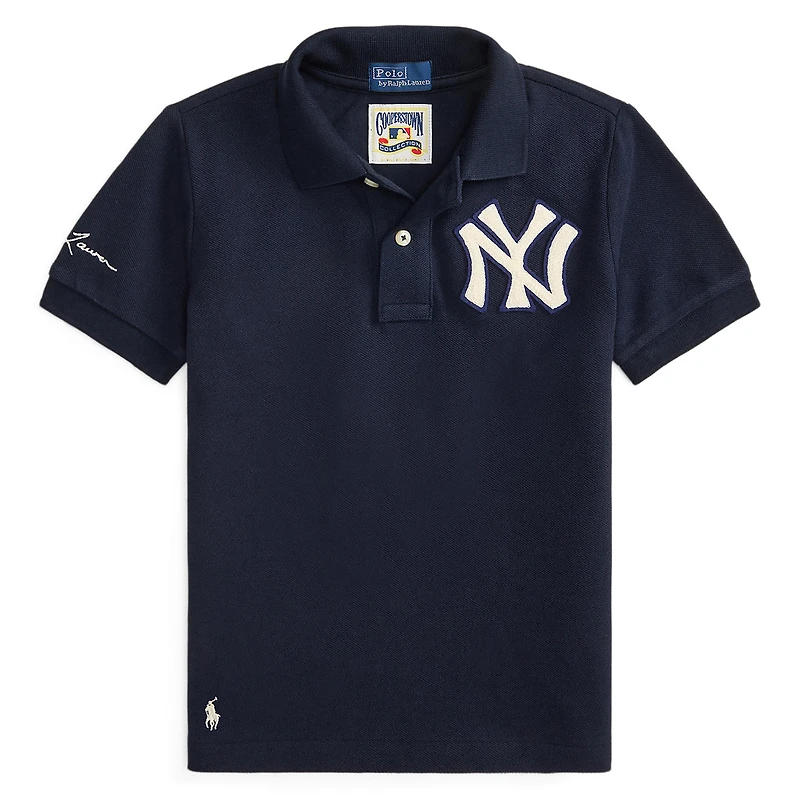 Preschool Polo Ralph Lauren Navy Yankees Shirt
