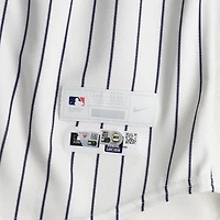 Randal Grichuk New York Yankees Game-Used #42 White Pinstripe Jersey vs. Los Angeles Angels on April 15, 2026 - Jackie Robinson Day