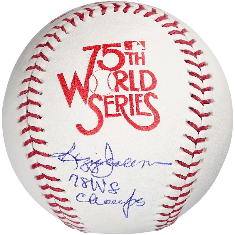 Reggie Jackson New York Yankees Autographed 1978 World Series Logo Baseball with "78 WS Champs" Inscription