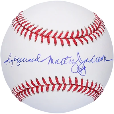 Casquette de baseball autographiée par Reggie Jackson des Yankees de New York avec signature du nom complet