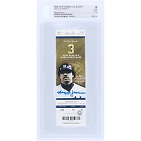 Reggie Jackson New York Yankees Autographed Beckett/Fanatics Witnessed Authenticated 10 Ticket