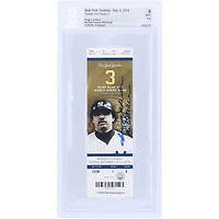 Reggie Jackson New York Yankees Autographed Beckett/Fanatics Witnessed Authenticated 9 Ticket with "Mr. October" Inscription