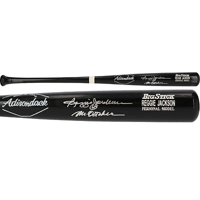 Batte de baseball Rawlings autographiée par Reggie Jackson des Yankees de New York avec l'inscription « M. October »