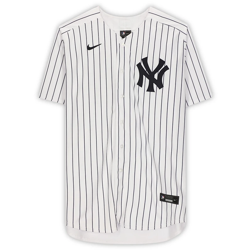 Maillot réplique Nike blanc autographié par Reggie Jackson des New York Yankees avec plusieurs inscriptions