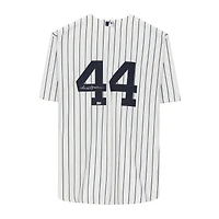 Maillot réplique blanc Nike autographié par Reggie Jackson des Yankees de New York