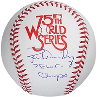 Ron Guidry New York Yankees Autographed 1978 World Series Logo Baseball with "78 WS Champs" Inscription