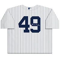 Maillot Nike blanc autographié Yankee Ron Guidry des Yankees de New York, réplique, numéro 49, Ron Guidry, AUT BB, 45838, AUTJERBSB, JRSYGU0069