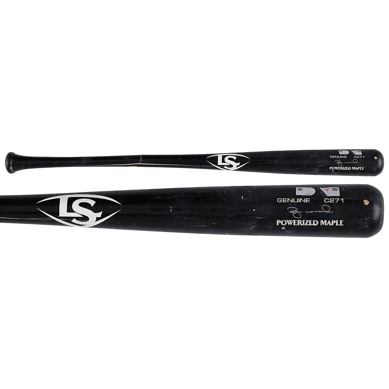Ryan McMahon New York Yankees Game-Used Black Louisville Slugger Broken Bat vs. Minnesota Twins on August 12, 2025