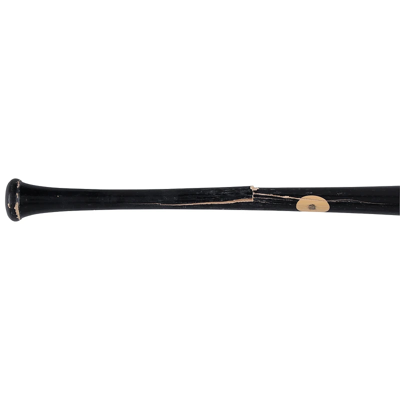 Ryan McMahon New York Yankees Game-Used Black Louisville Slugger Broken Bat vs. Texas Rangers on August 5, 2025