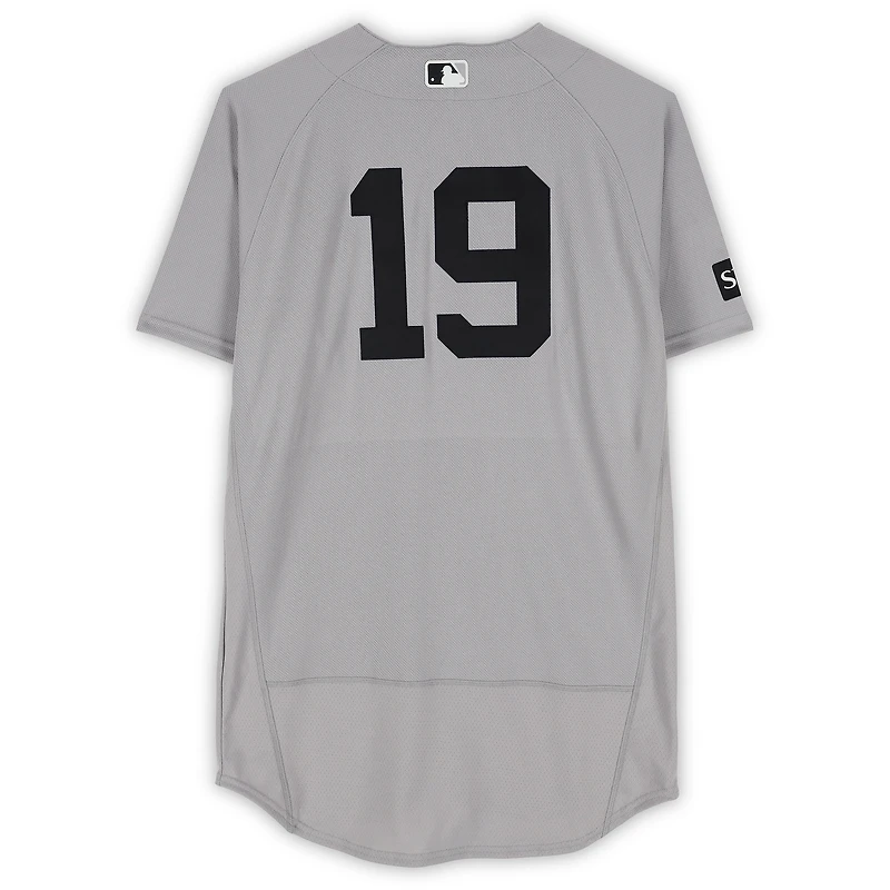 Ryan McMahon New York Yankees Game-Used #19 Gray Jersey vs. San Francisco Giants on March 25, 2026