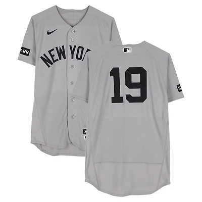 Ryan McMahon New York Yankees Game-Used #19 Gray Jersey vs. San Francisco Giants on March 25, 2026