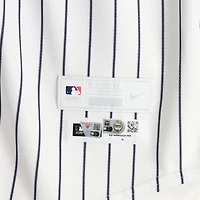 Ryan Yarbrough New York Yankees Player-Worn #42 White Pinstripe Jersey vs. Los Angeles Angels on April 15, 2026 - Jackie Robinson Day