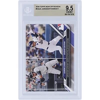 Aaron Judge, Shohei Ohtani New York Yankees 2024 Topps Now Superstars remportent le prix MVP après des saisons 2024 stellaires #OS-JO BGS Carte authentifiée 9.5