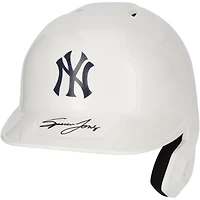 Casque de frappeur Rawlings Mach Pro chromé alternatif autographié par Spencer Jones des Yankees de New York - Exclusivité Fanatics
