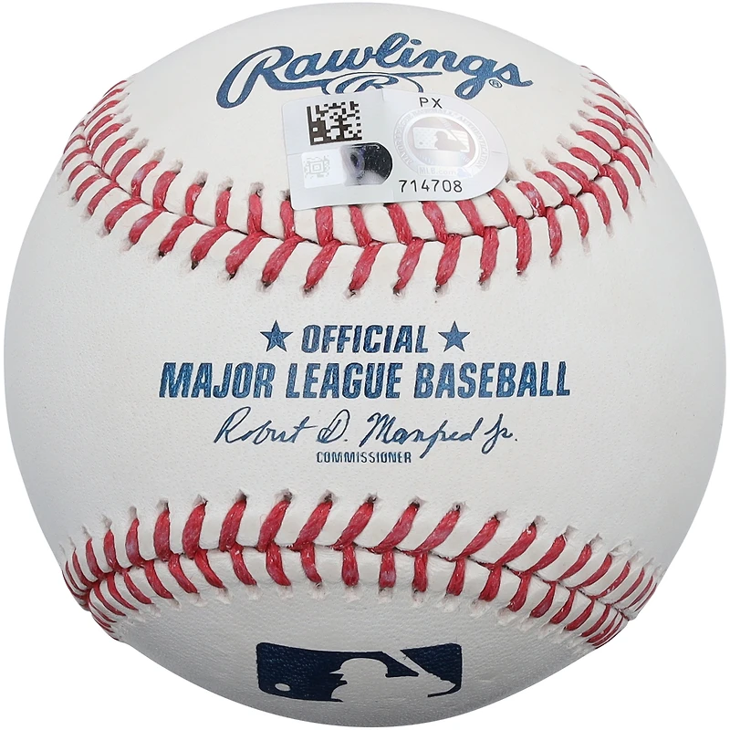 Spencer Jones New York Yankees Autographed Baseball with "Pride Passion Pinstripes" Inscription