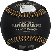 Spencer Jones New York Yankees Autographed Black Leather Baseball