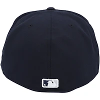 Casquette 59FIFTY bleu marine dédicacée par Spencer Jones des Yankees de New York
