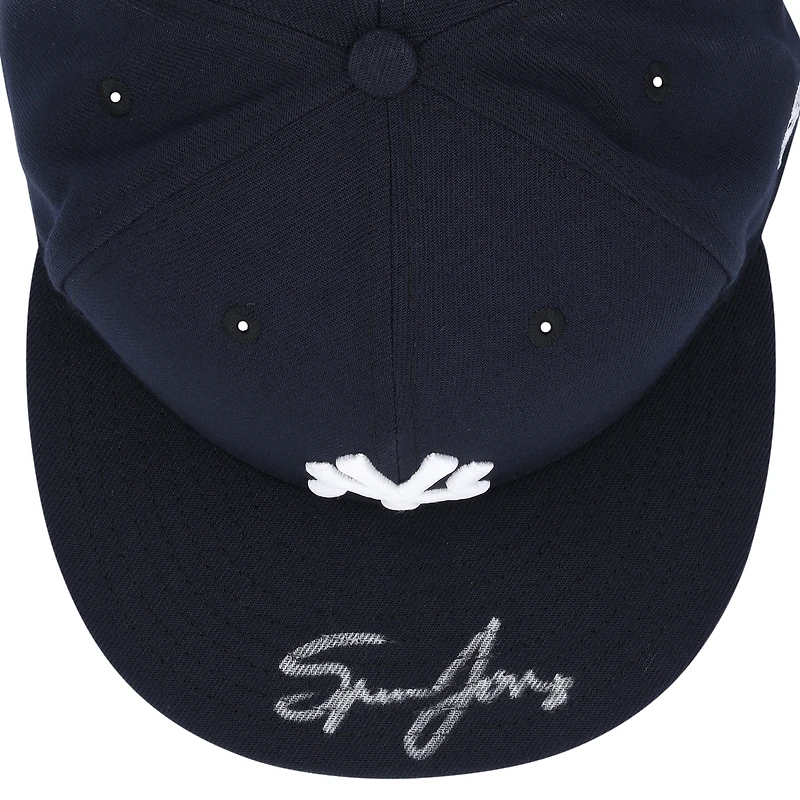 Casquette 59FIFTY bleu marine dédicacée par Spencer Jones des Yankees de New York