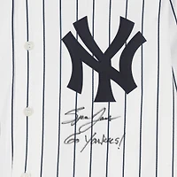 Spencer Jones New York Yankees Autographed Nike Replica Jersey with "Go Yankees!" Inscription - Signed on Front