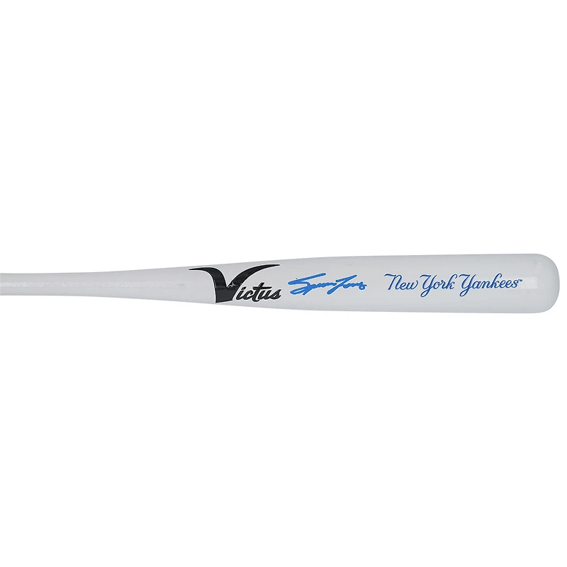 Spencer Jones New York Yankees Autographed Victus Team ID Mini Bat