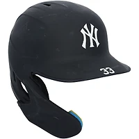 Taylor Trammell New York Yankees Game-Used #33 Navy Batting Helmet vs. Milwaukee Brewers on April 26, 2024