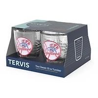 Pack de quatre Yankees de New York Tervis 12oz. Ensemble de gobelets emblème