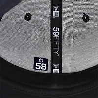 Casquette New Era bleu marine portée par Tim Mayza des Yankees de New York contre les Dodgers de Los Angeles le 30 octobre 2024 - Match 5 des Séries mondiales