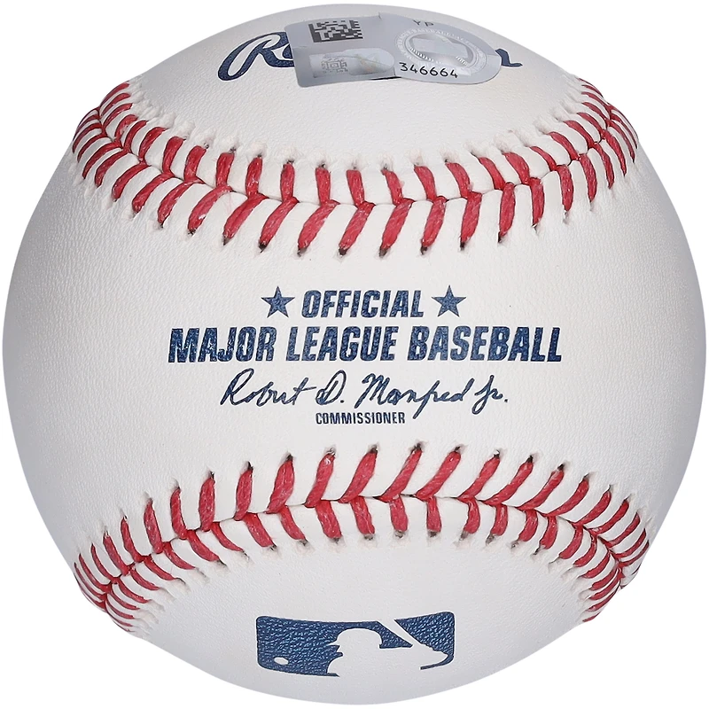 Baseball autographié par Tino Martinez des Yankees de New York avec l'inscription « 4x WS Champ »