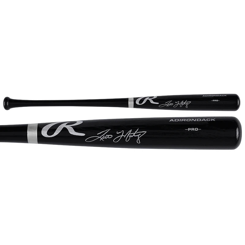 Batte de baseball Rawlings Pro noire autographiée par Tino Martinez des Yankees de New York