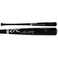 Batte de baseball Rawlings Pro noire autographiée par Tino Martinez des Yankees de New York
