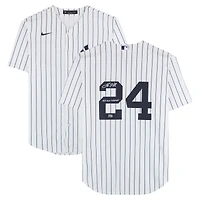Maillot Nike blanc autographié par Tino Martinez des Yankees de New York, réplique avec inscription « 4X WS Champs », V106832. Maillot 24 Tino Martinez AUT BB, 45838, AUTJERBSB, JRSYMA0934 #2.