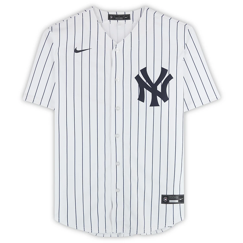 Maillot Nike blanc autographié par Tino Martinez des Yankees de New York, réplique avec inscription « 4X WS Champs », V106832. Maillot 24 Tino Martinez AUT BB, 45838, AUTJERBSB, JRSYMA0934 #2.