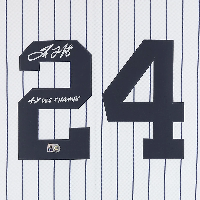 Tino Martinez New York Yankees Autographed White Nike Replica Jersey with "4X WS Champs" Inscription