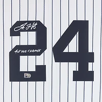 Tino Martinez New York Yankees Autographed White Nike Replica Jersey with "4X WS Champs" Inscription