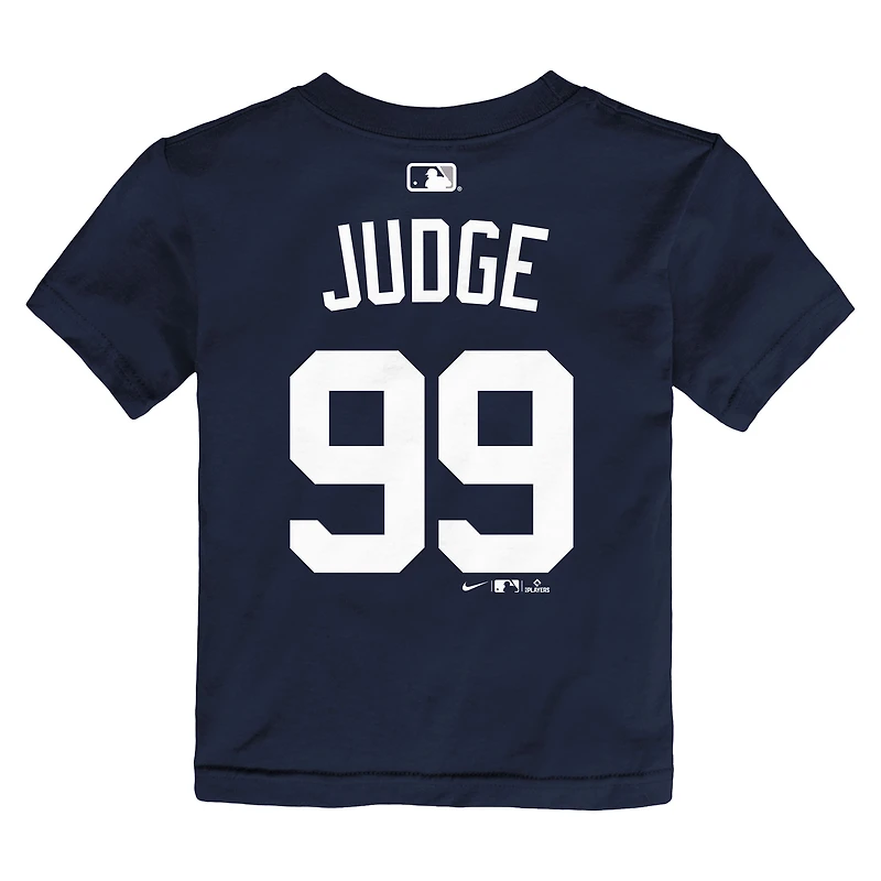 Toddler Aaron Judge Navy New York Yankees Name & Number T-Shirt