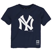 Toddler Mitchell & Ness  Navy New York Yankees Retro Logo T-Shirt