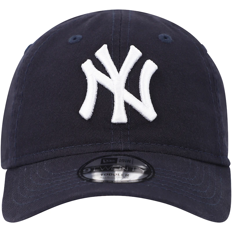 Casquette réglable New Era New York Yankees Team 9TWENTY bleu marine pour tout-petit