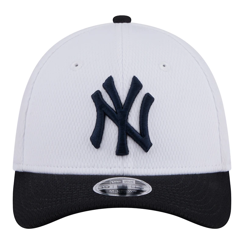 Toddler New Era  White New York Yankees Baseball 39THIRTY M-Crown Adjustable Hat