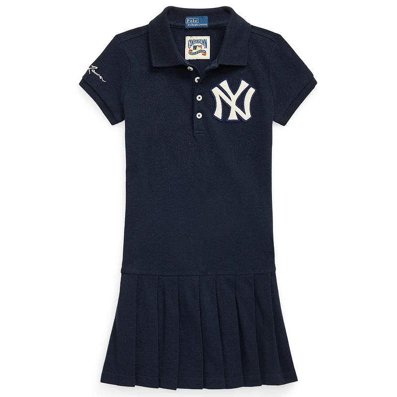 Robe Polo bleu marine des Yankees pour tout-petits Ralph Lauren