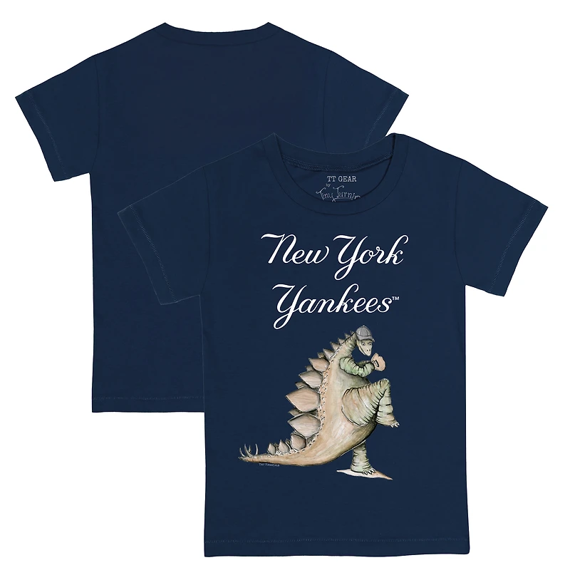T-shirt Stega bleu marine pour tout-petit, motif petit navet, des Yankees de New York