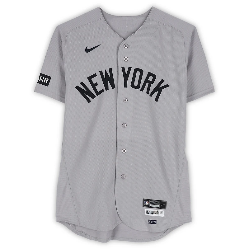 Trent Grisham New York Yankees Game-Used #12 Gray Nike Jersey vs. Texas Rangers on April 29, 2026
